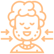 臉頰下垂嚴重者-ICON